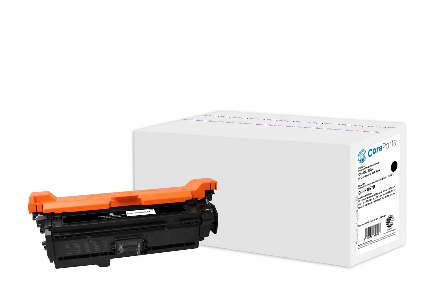 Img_27929295.jpg Toner Black CE400A Pages: 5.500, Nordic Swan HP Color LaserJet M551 (507A) Series - Image 1