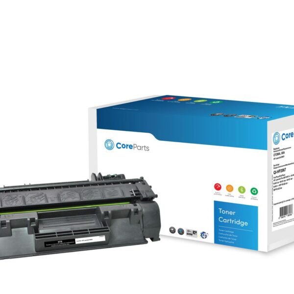 Toner Black CF280A Pages: 2.700, Nordic Swan HP LaserJet M401 (80A)