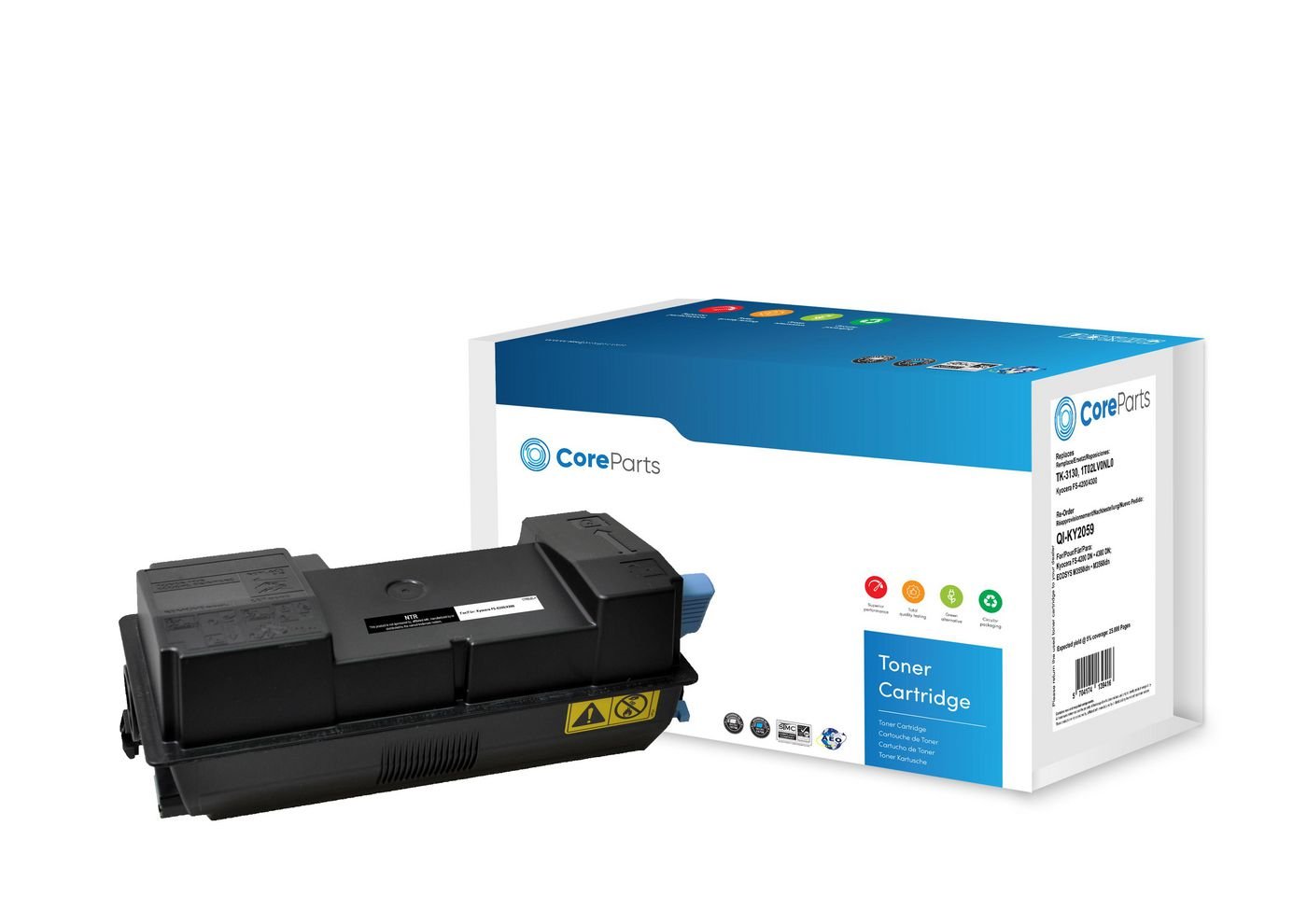 Img_27929678.jpg Toner Black TK-3130 Pages: 25.000 Kyocera FS-4200/4300 - Image 1