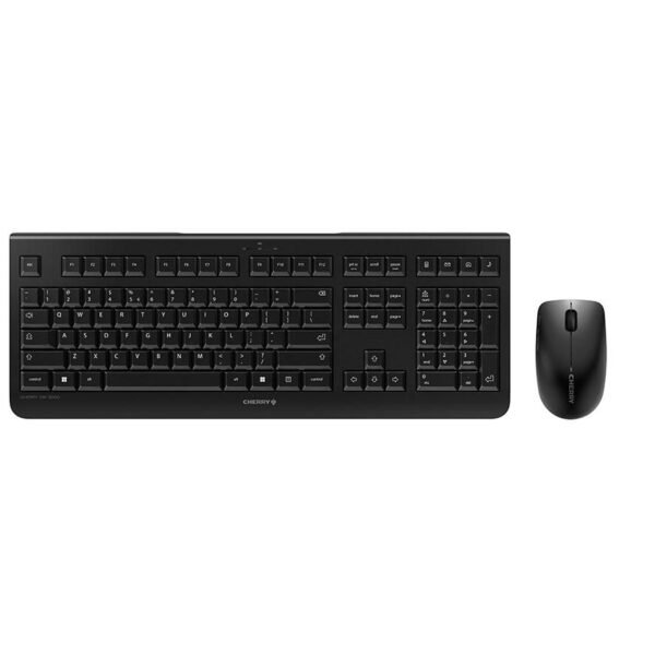 DW 3000 keyboard Mouse  included RF Wireless QWERTY  Keyboard and Mouse Set Black