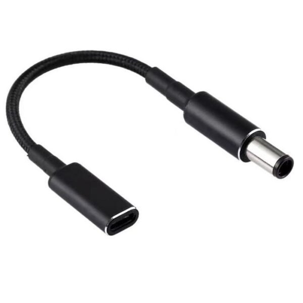 Conversion Cable for Dell Convert USB-C to 4.5*3.0mm  Connects all Dell Laptop that require 4.5*3.0mm to USB-C Chargers - Upto 100Watt