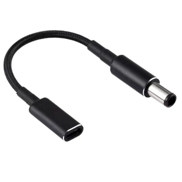 Conversion Cable for Dell Convert USB-C to 4.5*3.0mm  Connects all Dell Laptop that require 4.5*3.0mm to USB-C Chargers - Upto 100Watt