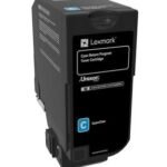 RETURN-TONER CARTRIDGE CYAN 74C20C0, 3000 pages, Cyan, 1  pc(s)