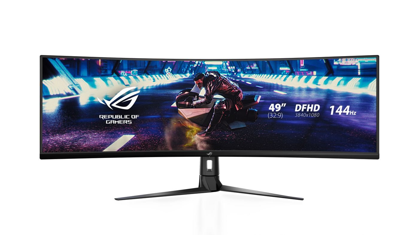 Img_28056812.jpg Ix Xg49Vq Computer Monitor 124.5 Cm (49") 3840 X 1080 Pixels Ultrawide Full Hd Led Black - Image 1
