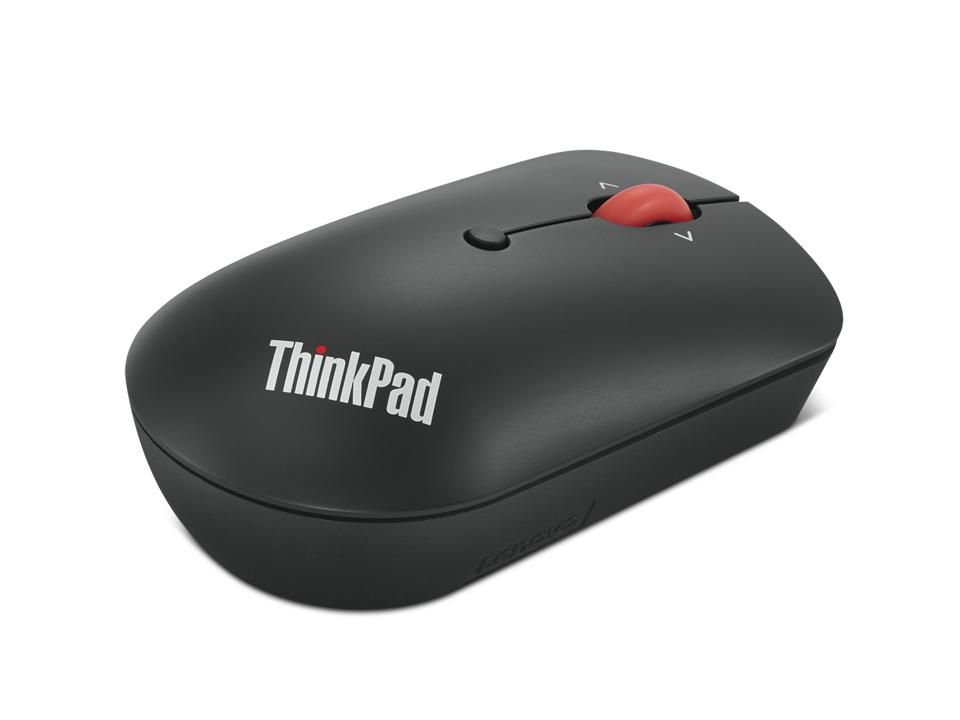 Img_28059667.jpg TP USB-C WIRELESS MOUSE ThinkPad USB-C Wireless Compact, Ambidextrous, Optical, RF Wireless, 2400 DPI, Black - Image 1