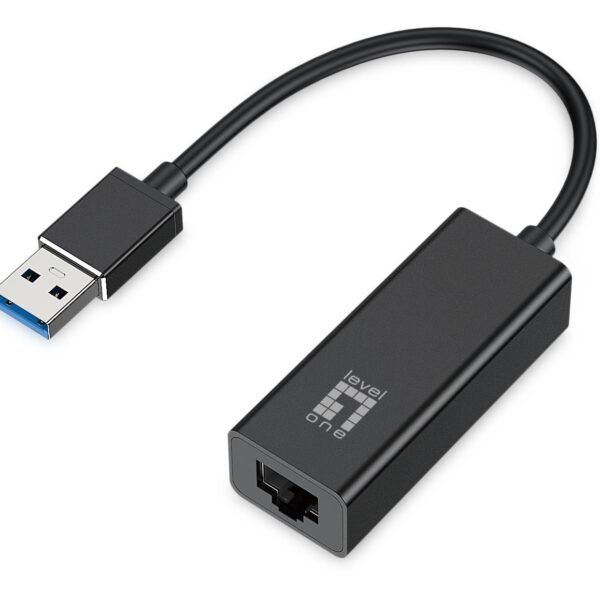 USB Gigabit Ethernet Adapter USB-0401 Gigabit USB Network  Adapter, Wired, USB, Ethernet, 1000 Mbit/s, Black