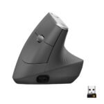 Mouse MX Vertical MX Vertical Advanced  Ergonimic, Right-hand, Optical, RF Wireless+Bluetooth, 4000 DPI, Black