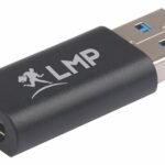 USB-C (f) to USB A (m)  adapter, 5G/3A - black