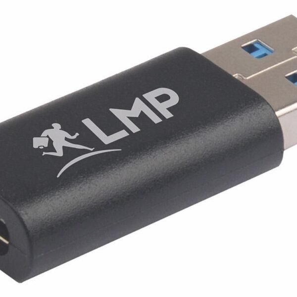 USB-C (f) to USB A (m)  adapter, 5G/3A - black
