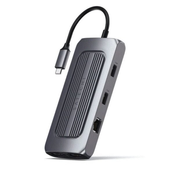 USB-C MULTIPORT MX ADAPTER Unlock the full potential of  your M1 setup with the Satechi USB-C Multiport MX Adapter. Powerful yet