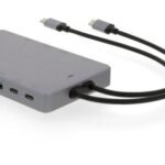 USB-C Display Dock 2 4K 12  Port, 2x HDMI, Mini-DP, DP,  DVI, VGA, Eth., 2x USB 3.0, 2x USB-C, alumini