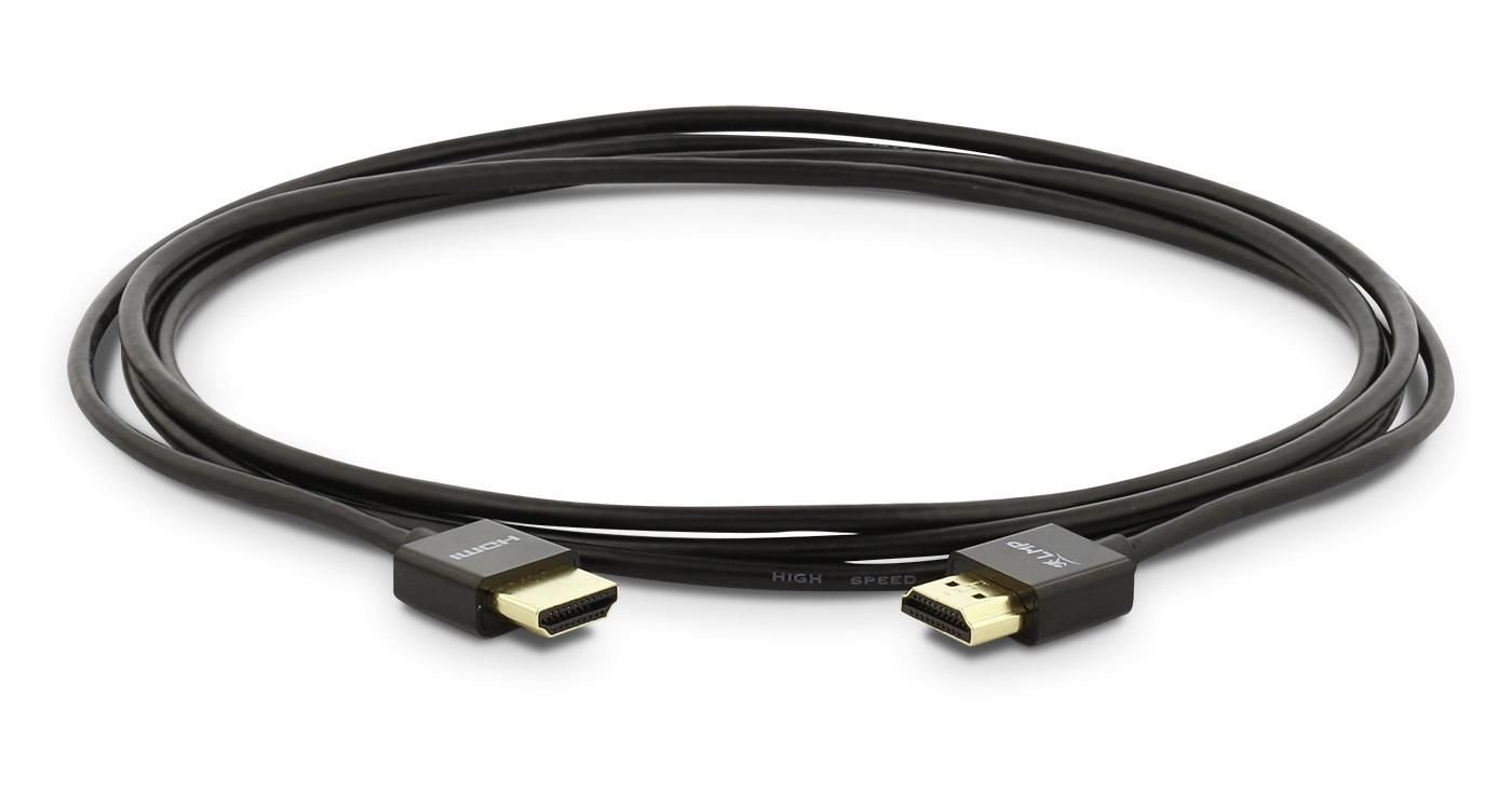 Img_28496580.jpg HDMI (m) to HDMI (m) cable 2.0 (4K@60Hz), super slim, 0.5 m, black - Image 1