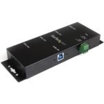 4 PORT USB 3.0 HUB 4-Port Industrial USB 3.0 Hub  with ESD Protection, USB 3.2 Gen 1 (3.1 Gen 1) Type-B, USB 3.2 Gen 1 (3.1 Gen