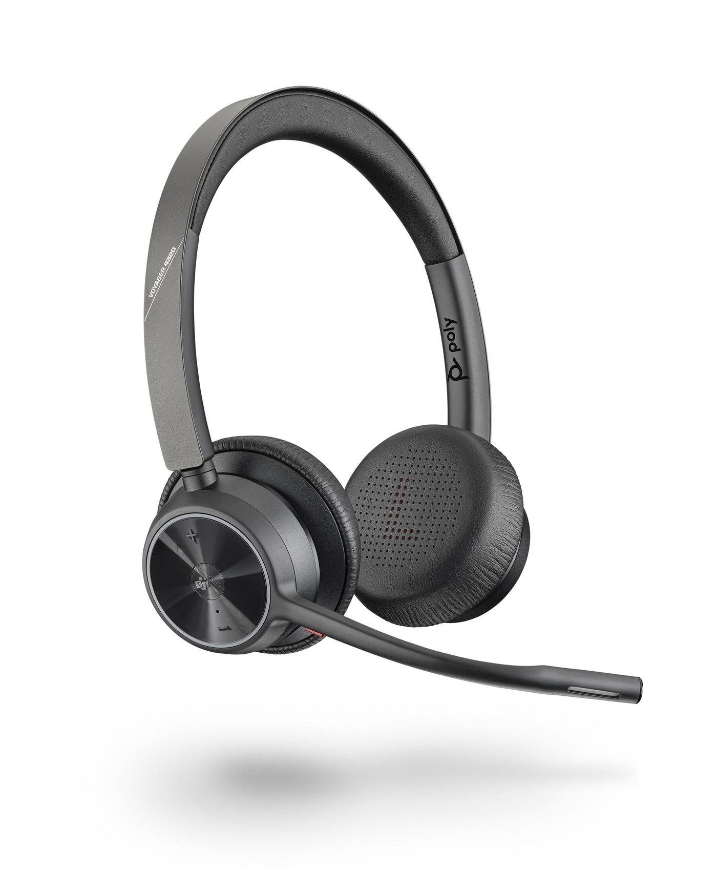 Img_28508414.jpg Voyager 4320 UC Headset Wireless POLY Voyager 4320 UC, Wireless, Office/Call center, 162 g, Headset, Black - Image 1