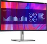 32 USB-C Hub Monitor DELL P Series P3223DE, 80 cm  (31.5"), 2560 x 1440 pixels, Quad HD, LCD, 5 ms, Black, Silver - Image 2