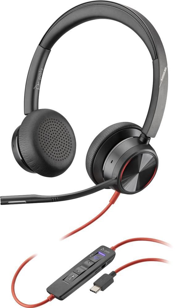 Img_28550255.jpg re 8225 Headset Wired Head-band Office/Call center USB Type-C Black POLY Blackwire 8225, Wired, Office/Call center, 20 - 20000 Hz, - Image 1