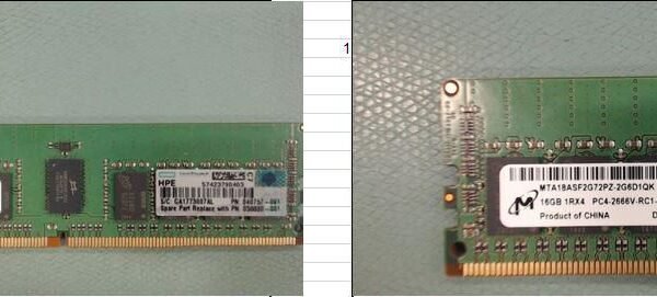 16GB PC4-2666V-R, registered SDRAM