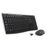 MK270 combo, EER Wireless, Black Mouse and keyboard