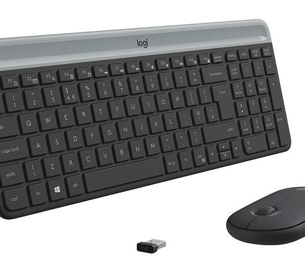 Slim Wireless Keyboard and  Mouse Combo MK470 - GRAPHITE  - US INTNL - INTNL