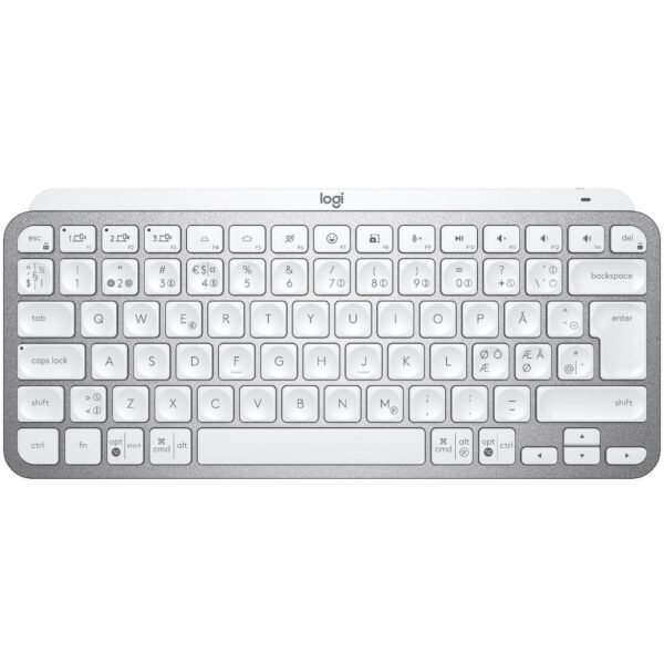 MX Keys Mini Minimalist  Wireless Illuminated Keyboard  - PALE GREY - NORDIC (PAN)
