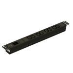 Easy PDU Basic 1U 16A 230V  8xC13 Cord Length 2.5 meter  IEC320