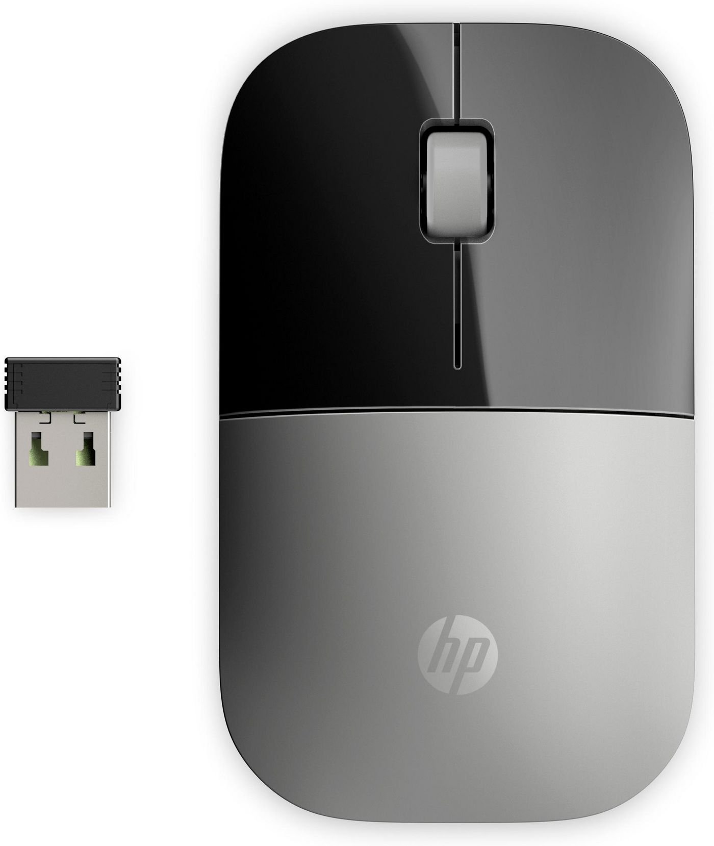 Img_29114353.jpg Z3700 Silver Wireless Mouse **New Retail** - Image 1