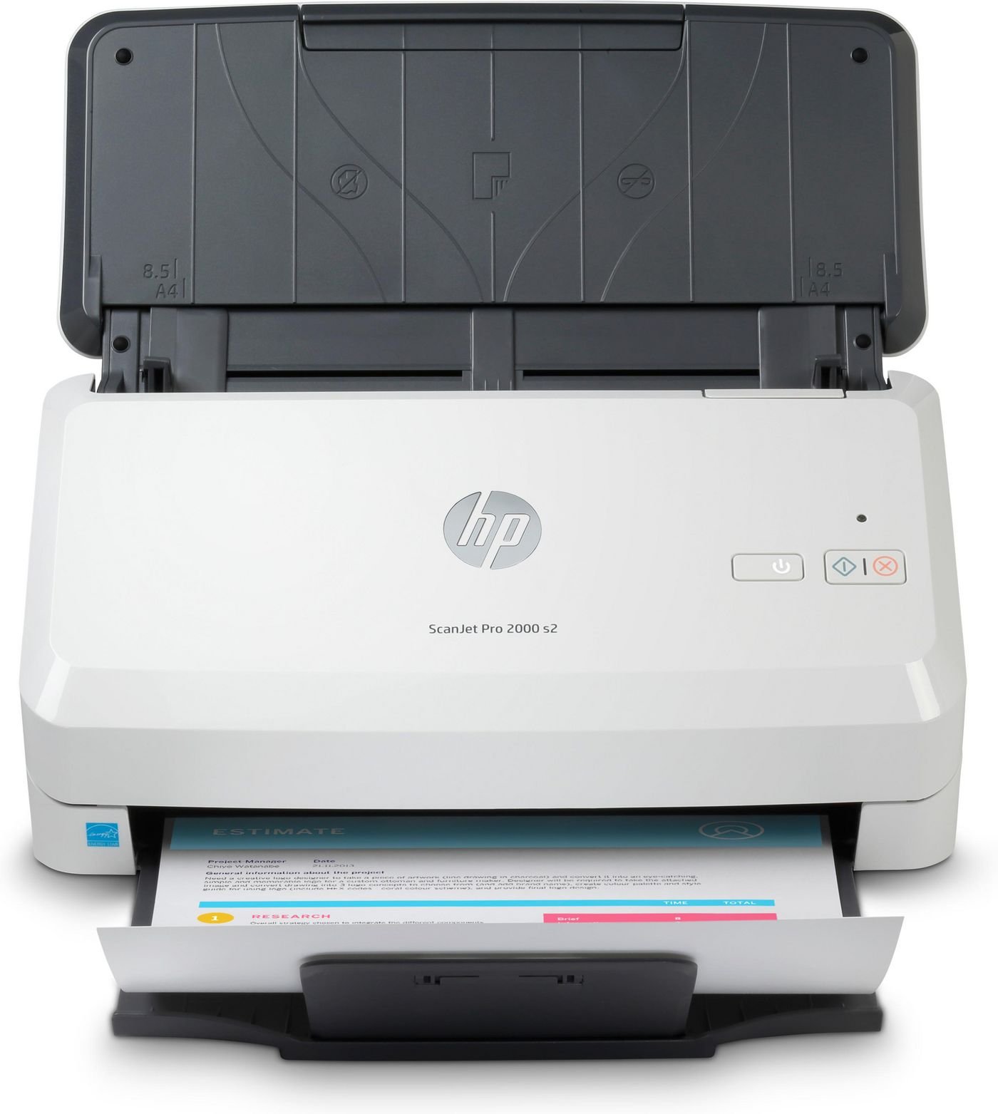 Img_29121347.jpg Scanjet Pro 2000 s2 Sheet-feed HP Scanjet Pro 2000 s2, 216 x 3100 mm, 600 x 600 DPI, 3500 pages, Sheet-fed scanner, Black, White, CMOS CIS - Image 1