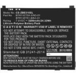 Battery 24.32Wh Li-Pol 7.6V  3200mAh Black for Zebra  Tablet 24.32Wh Li-Pol 7.6V 3200mAh Black for Zebra Tablet ET51, ET51 Windows