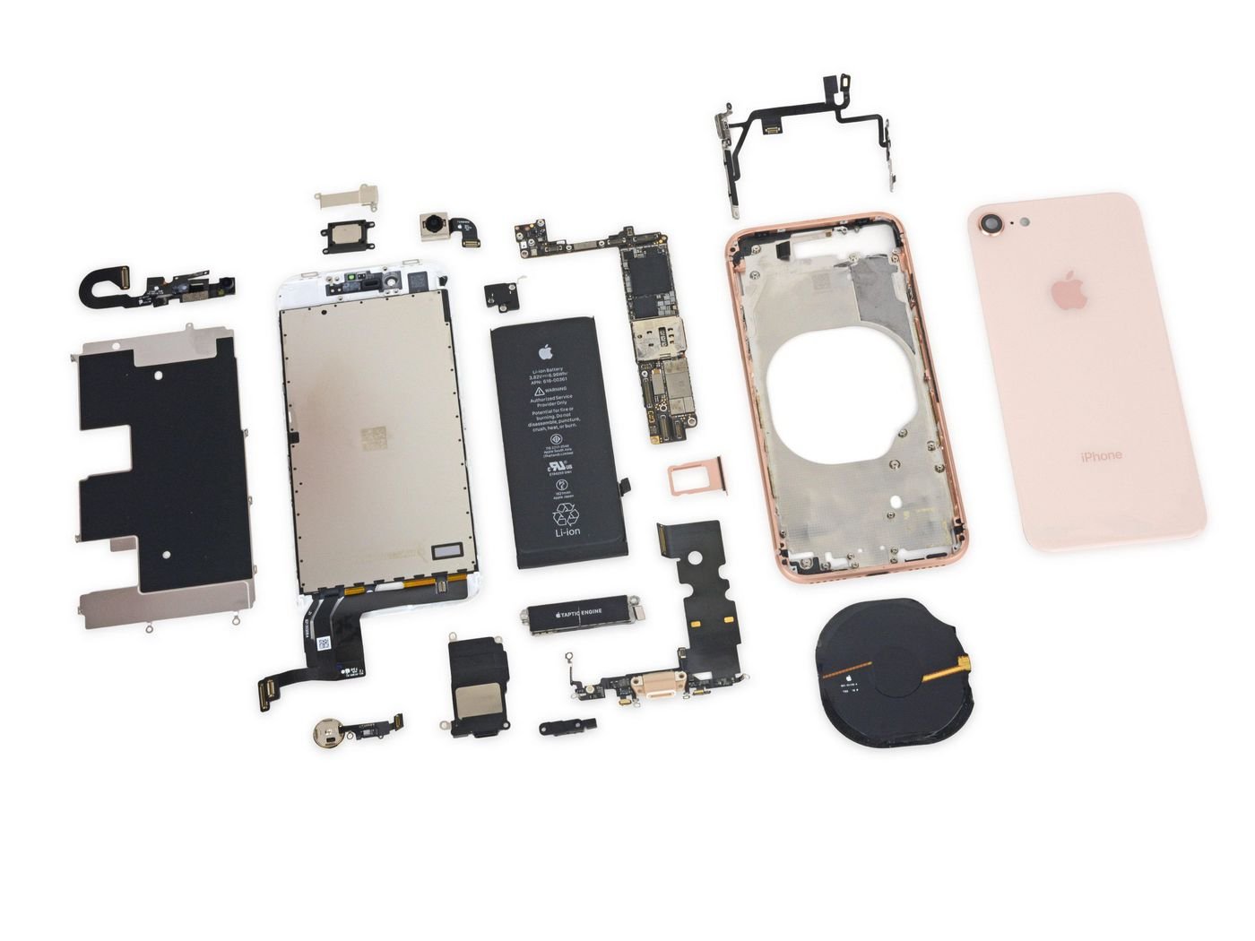 Img_29420484.jpg Mobile Battery 6.95Wh Li-Pol 3.82V 1820mAh for Apple 6.95Wh Li-Pol 3.82V 1820mAh Black for Apple Mobile, SmartPhone A1863, iPhone 8, - Image 1