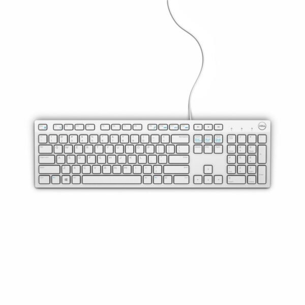 KB216 keyboard USB QWERTY US  International White