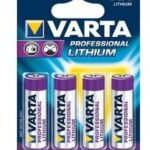 Professional Lithium AA Professional Lithium AA,  Single-use battery, AA, Lithium, 1.5 V, 4 pc(s), 2900 mAh