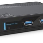 utnserver Pro print server  Ethernet LAN Black