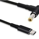 Microconnect USBC-DC-5A-20V cable gender changer 5.5 x 2.5 mm Black