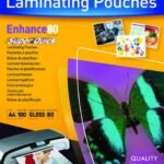 Superquick A4 Glossy 80  Micron Laminating Pouch
