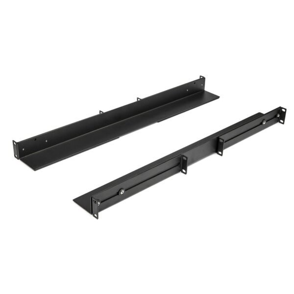 1U 19 Inch Server Rack Rails  - 24-36 Inch Adjustable Depth  - Universal 4 Post Rack Mount Rails - Network Equipment/Server/Ups Mounting