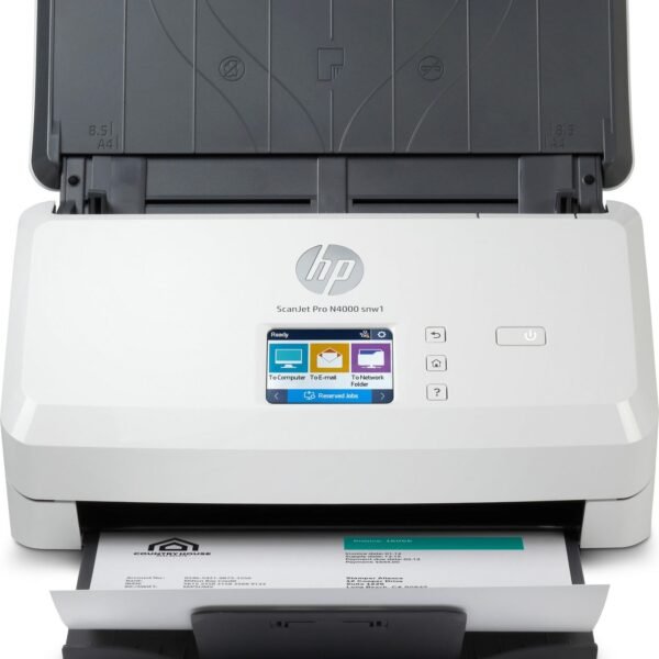 Scanjet Pro N4000 Snw1  Sheet-Feed Scanner Sheet-Fed  Scanner 600 X 600 Dpi A4 Black, White