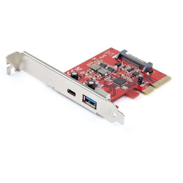2-Port 10Gbps Usb-A & Usb-C  Pcie Card - Usb 3.1 Gen 2 Pci  Express Type C/A Host Controller Card Adapter - Usb 3.2 Gen 2X1 Pcie Expansion