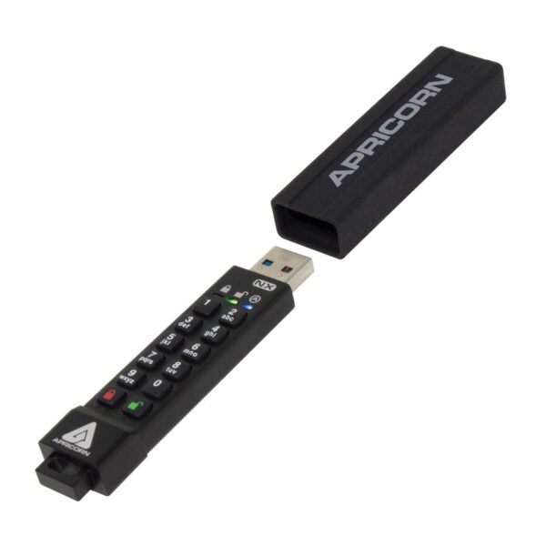 Aegis Secure Key 3Nx Usb  Flash Drive 16 Gb Usb Type-A  3.2 Gen 1 (3.1 Gen 1) BlackUp to 171MB/s Read / 160MB/s Write Up to 171MB/s