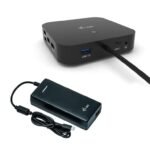 Usb-C Dual Display Docking  Station With Power Delivery  100 W + Universal Charger 112 W