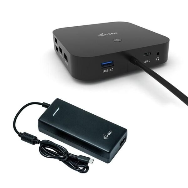 Usb-C Dual Display Docking  Station With Power Delivery  100 W + Universal Charger 112 W