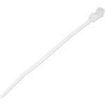 4"(10Cm) Cable Ties With  Mounting Hole - 1/16"(2Mm)  Wide, 7/8"(24Mm) Bundle Dia. 18Lb(8Kg) Tensile Strength, Nylon 66 Self Locking