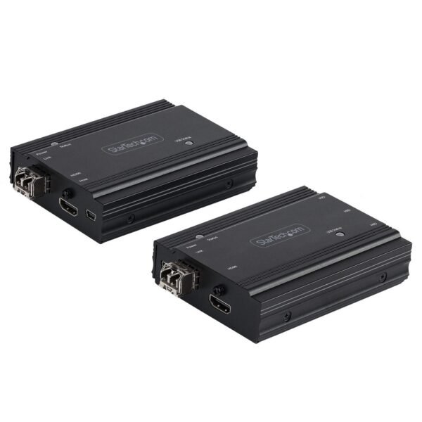 4K Hdmi Kvm Extender Over  Fiber - Hdmi Video & Usb  Remote Kvm Switch/Console Extender - Up To 984Ft/300M (Multimode) - 2X 10G Mmf
