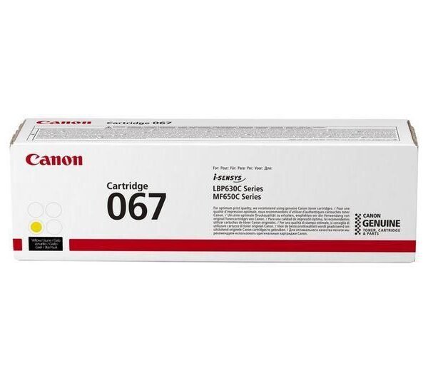 067 Toner Cartridge 1 Pc(S)  Original Yellow