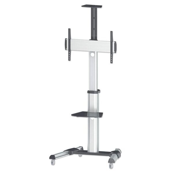 Tv & Monitor Mount, Trolley  Stand, 1 Screen, Screen  Sizes: 37-65", Silver, Vesa 200X200 To 600X400Mm, Max 50Kg, Lfd, Lifetime