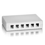 12-Port Keystone Jack Surface  Mount Box