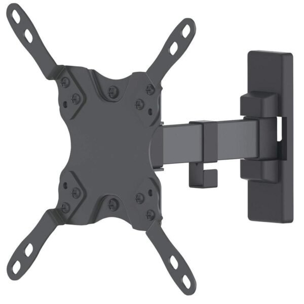 Tv & Monitor Mount, Wall,  Tilt And Swivel, 1 Screen,  Screen Sizes: 13-42", Black, Vesa 75X75 To 200X200Mm, Max 20Kg, Swivel With 2