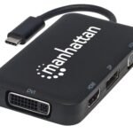 Usb-C Dock/Hub, Ports (X4):  Displayport, Dvi-I, Hdmi Or  Vga, Note: Only One Port Can Be Used At A Time, External Power Supply Not