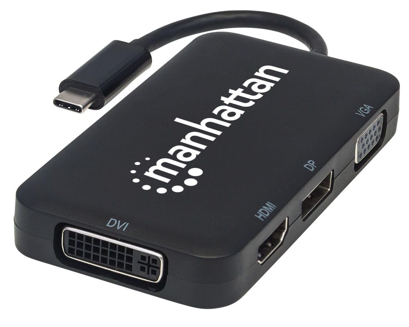 Img_31196430.jpg Usb-C Dock/Hub, Ports (X4): Displayport, Dvi-I, Hdmi Or Vga, Note: Only One Port Can Be Used At A Time, External Power Supply Not - Image 1