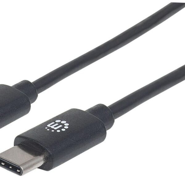 Usb-C To Usb-C Cable, 2M,  Male To Male, Black, 480 Mbps  (Usb 2.0), 3A, Equivalent To Usb2Cc2M, Hi-Speed Usb, Lifetime Warranty, Polybag