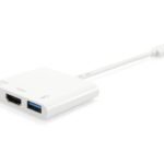 Usb Type C To Hdmi Female/Usb  A Female/Pd Adapter